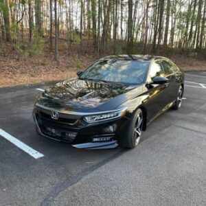 2018 Honda Accord 2.0T Sport  Watch 6-Speed Manual, 1 Owner, Crystal Black Pearl, Mostly Unmodified