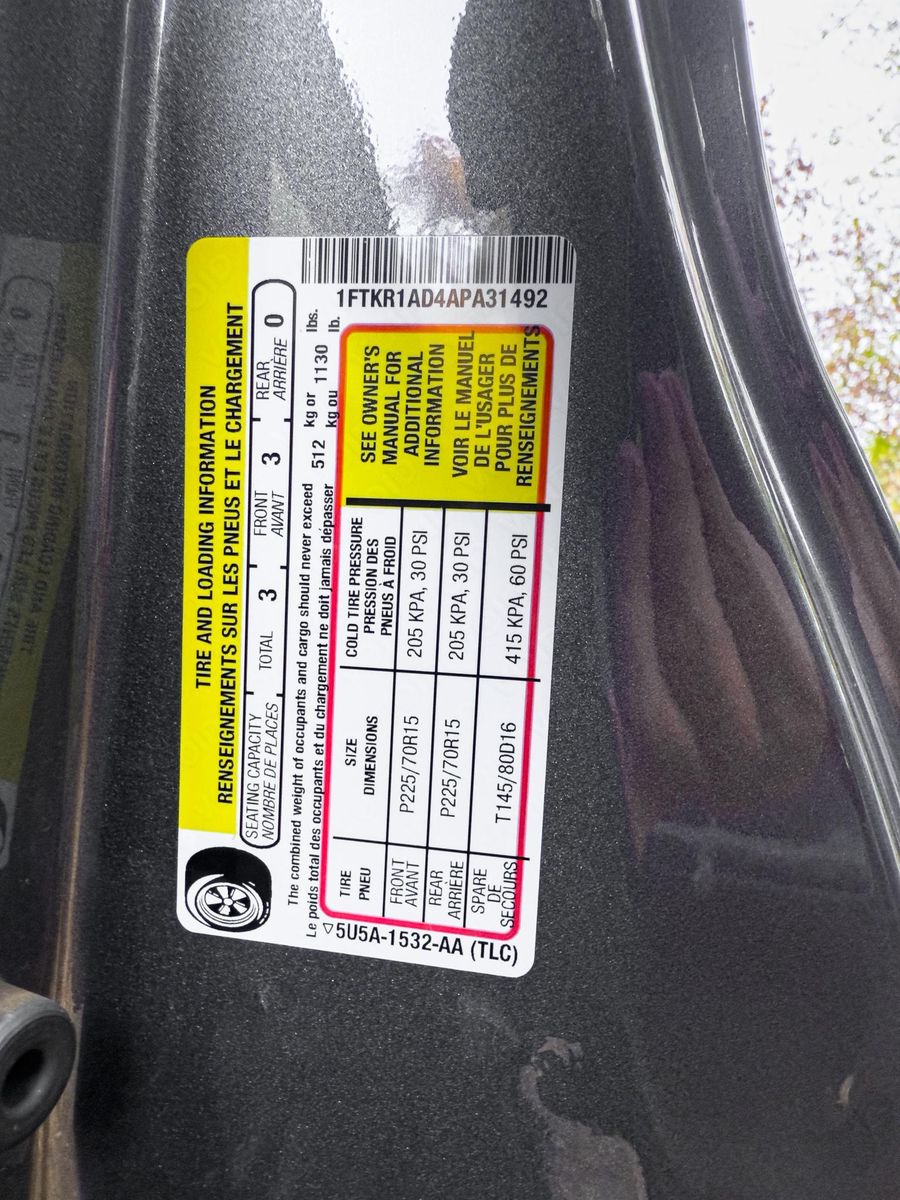 2010 Ford Ranger XL - Image 92