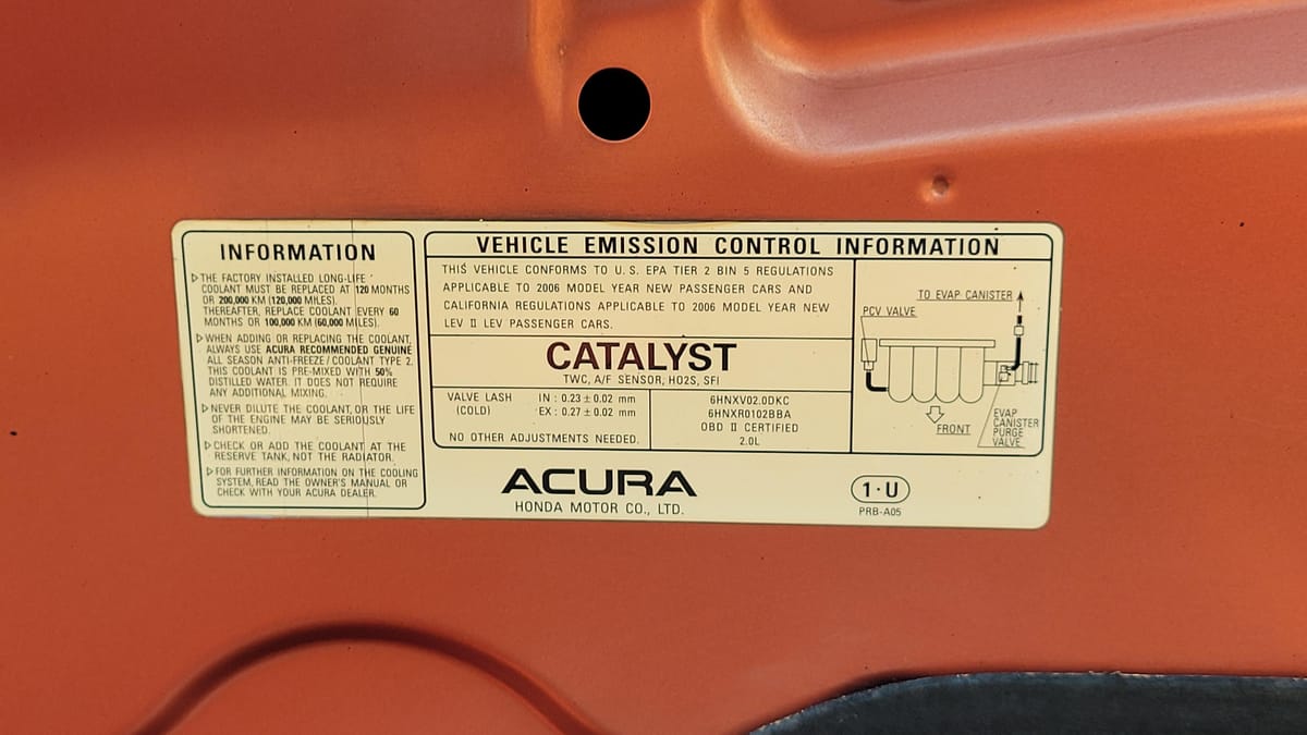 2006 Acura RSX Type-S - Image 159